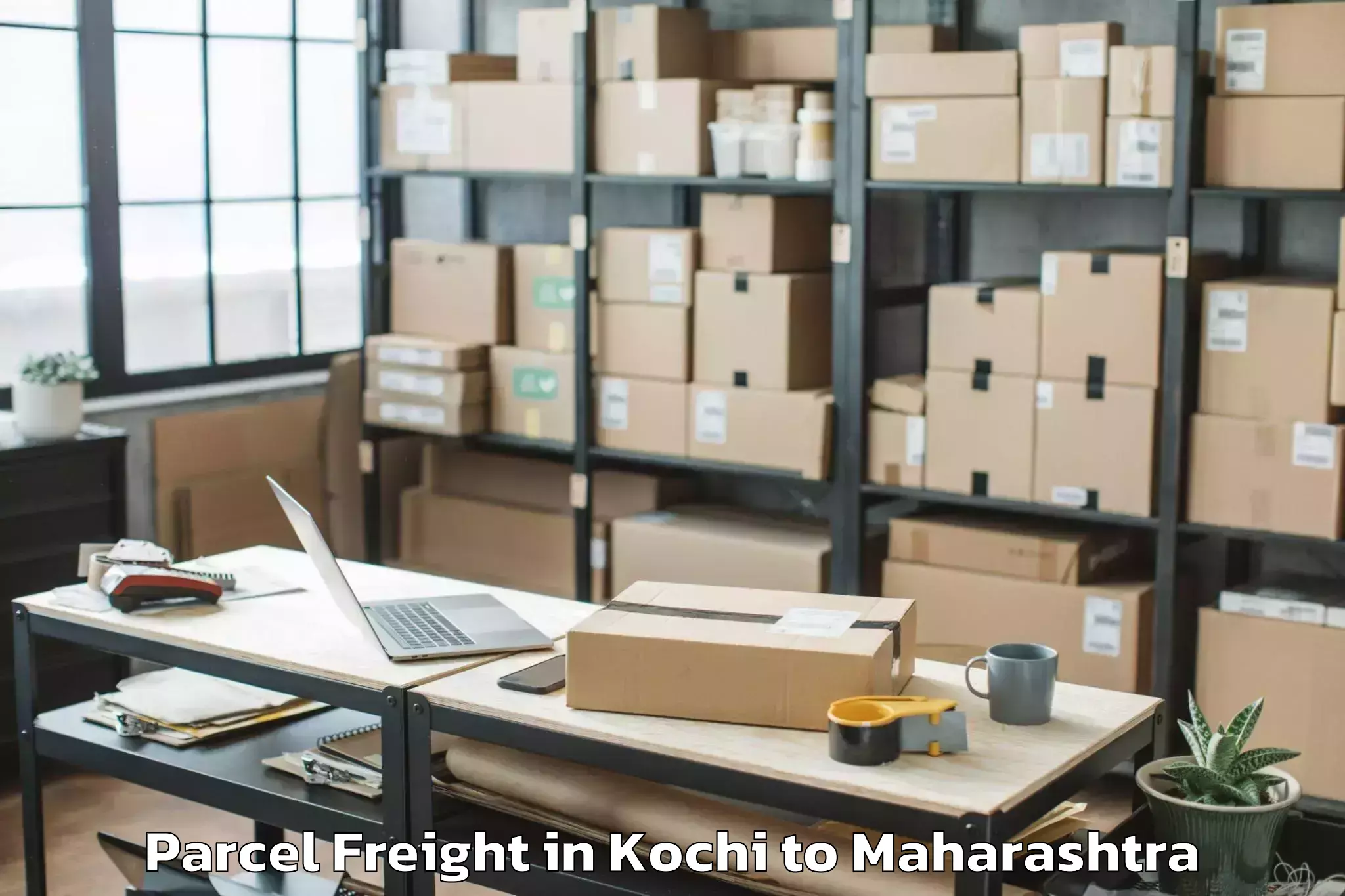 Hassle-Free Kochi to Shevgaon Parcel Freight